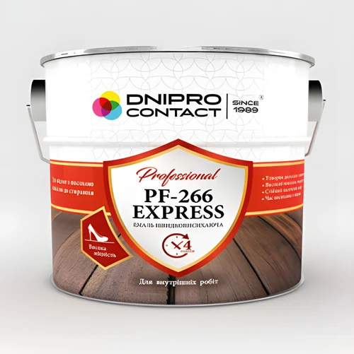Vopsea EMAIL alkydna PF-266 "Dnipro Contact" EXPESS Maro-roscat 0.7kg