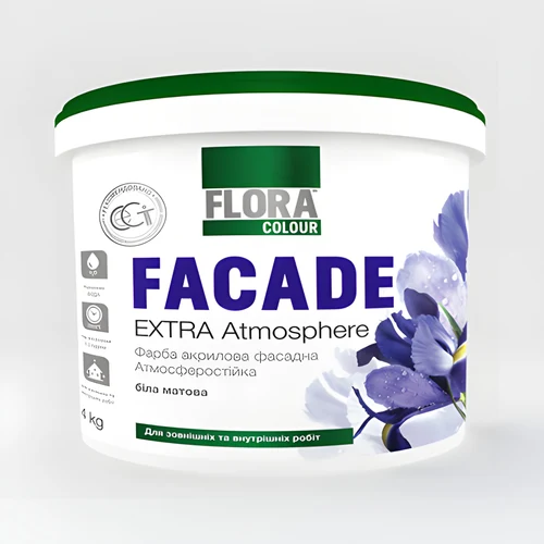 Vopsea acril "FLORA COLOUR" p/u Fasade 1.4kg