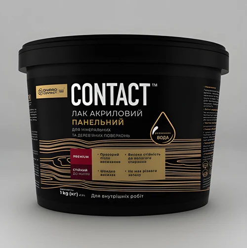 Lac acrilic pentru panouri "CONTACT" lucios 1kg