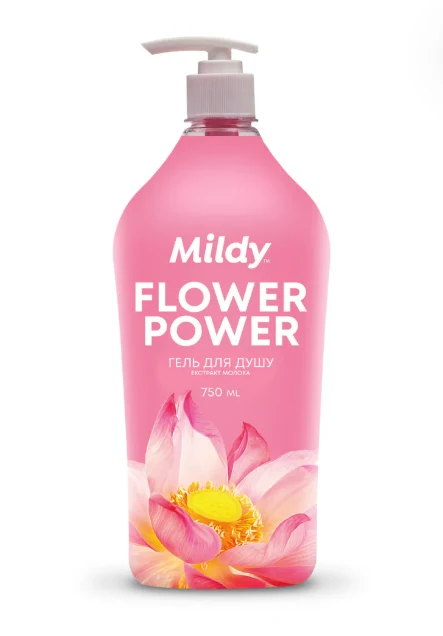Mildy Gel de dus pentru femei Flower Power 750ml