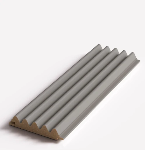 Panou decorativ MDF 3D LIGHT CONCRETE 91*2800mm  (1cut.= 6buc*1.53m2)