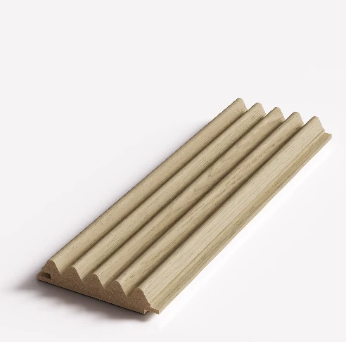 Panou decorativ MDF 3D AMBER OAK 91*2800mm  (1cut.= 6buc*1.53m2)