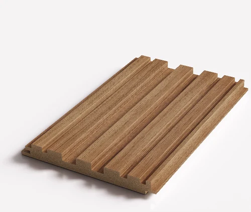 Panou decorativ MDP 3D GOLDEN TEAK 170*2800mm (1cut.= 3buc*1.43m2)